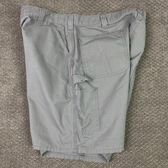 Carhartt Carpenter Shorts Original Fit Men's 40 Gray Canvas Work Wear B144 APH - Picture 5 of 12